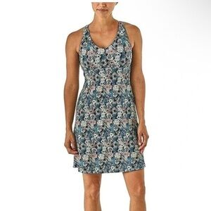 Patagonia Women's XS Magnolia Spring Floral Active Athletic Dress Racerback Art